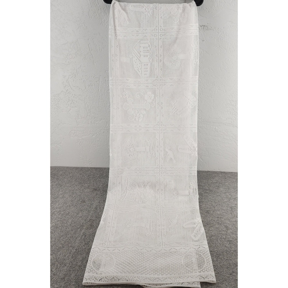 Unbranded White Religious Lace Altar Cloth Church Decor Spiritual 108x24 OS